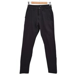Rapha Loopback Trousers Contemporary Fit Black Cycling Commuter Pants 28W 32L
